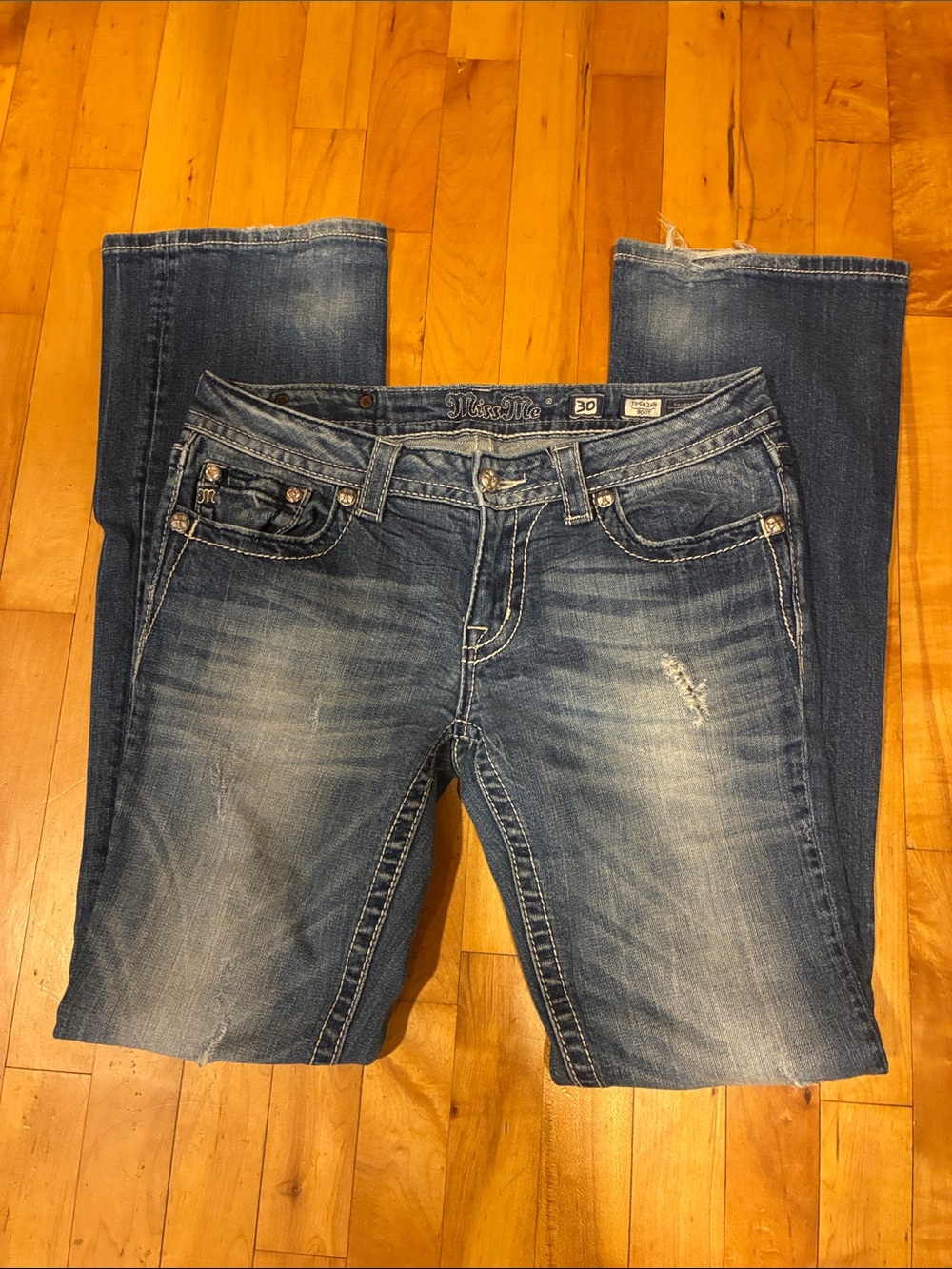 Miss Me Medium Blue Bootcut Jeans